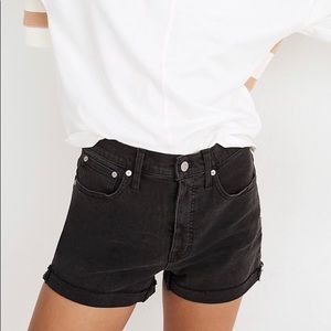 Madewell High-Rise Denim Shorts in Lunar Wash